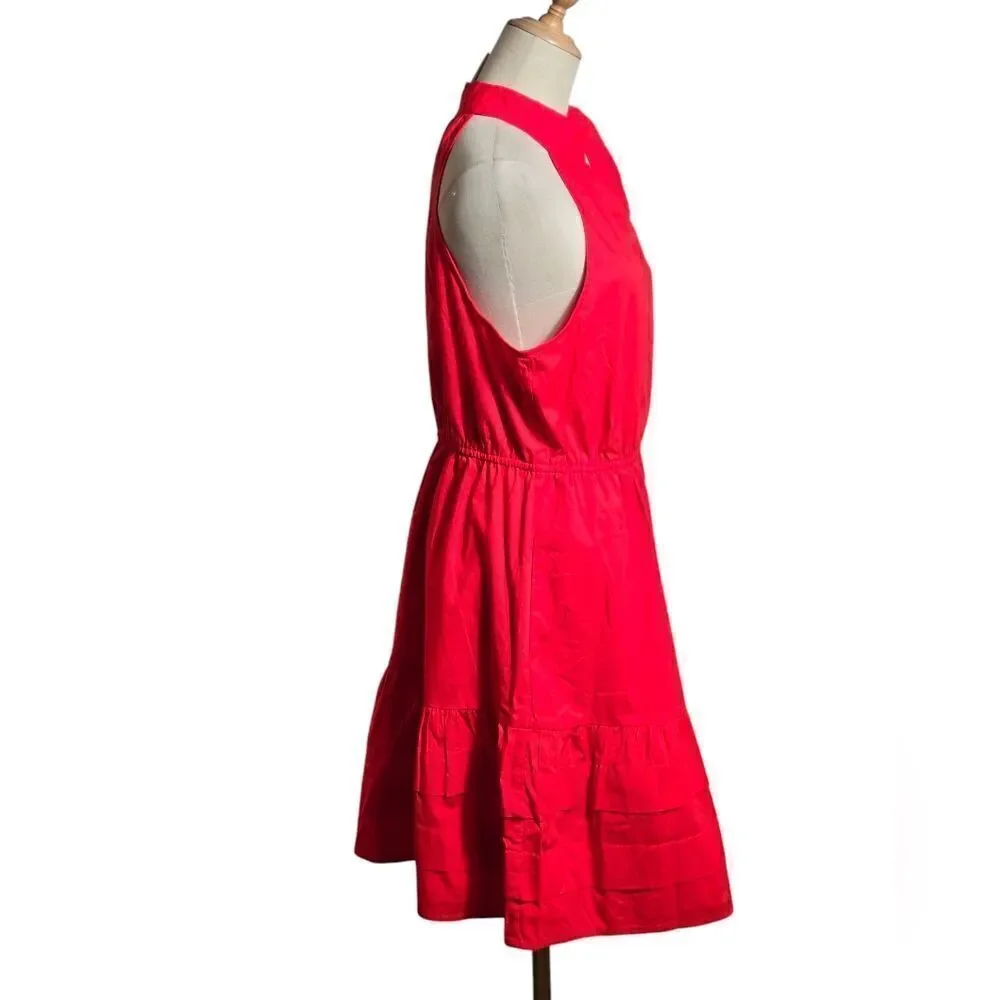 J. Crew Women's Red Halter Dress Plus Size NWT